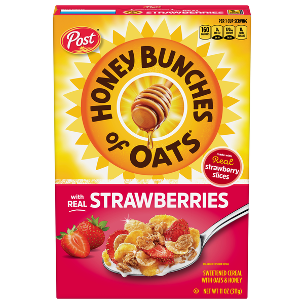 Honey Bunches of Oats with Real Strawberries Cereal