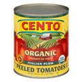 Cento Tomatoes Whole Peeled Italian Plum with Basil Leaf Organic