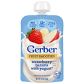 Gerber Snacks Toddler Strawberry Banana Fruit & Yogurt