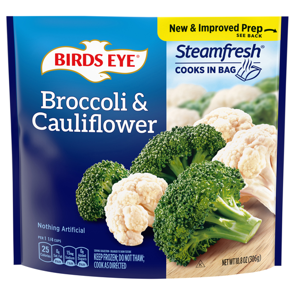 Birds Eye Steamfresh Broccoli & Cauliflower Frozen