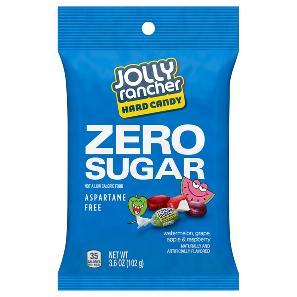 Jolly Rancher Zero Sugar Assorted Fruit Flavored Hard Candy