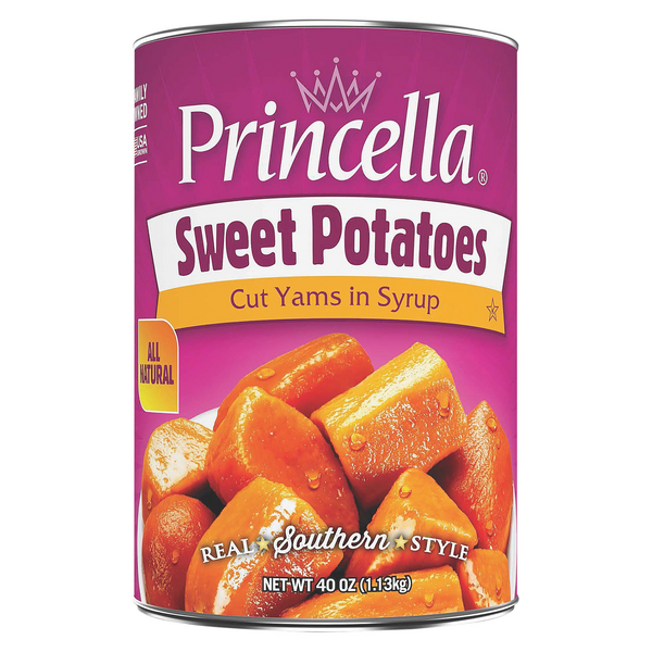 Princella Cut Sweet Potatoes Yams in Syrup