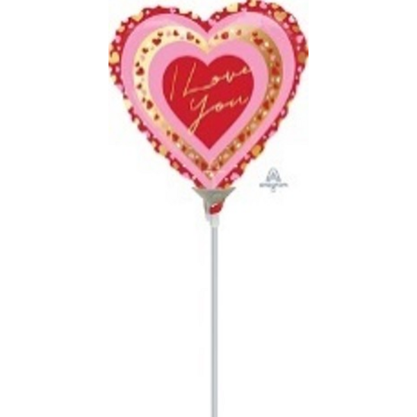 I Love You 9 Inch Mini Pre-Inflate Balloon (Design Varies)