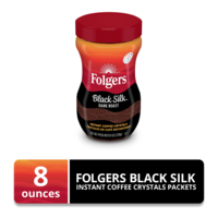 Folgers Black Silk Dark Roast Instant Coffee Crystals | Hannaford