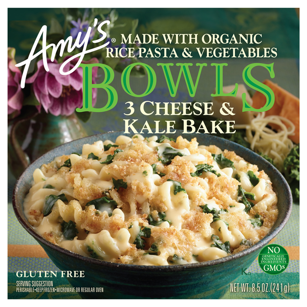 Save on Amy's Bowls 3 Cheese & Kale Bake Gluten Free Organic Order