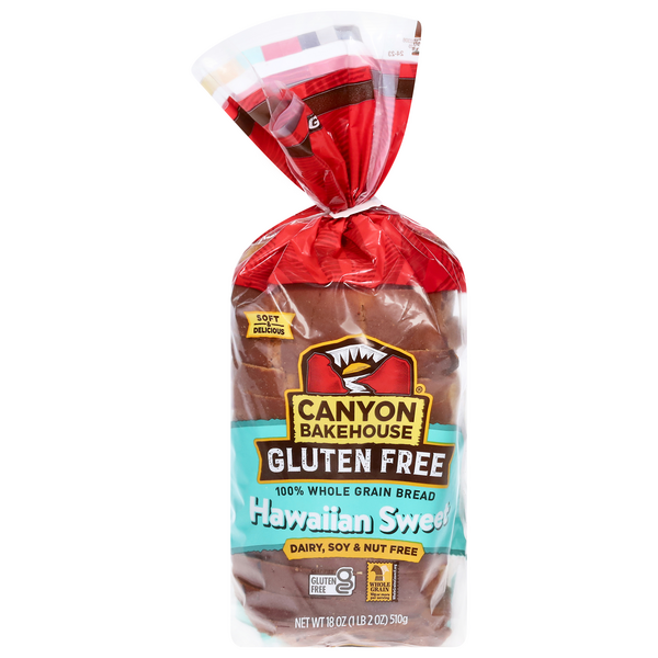 Save on Canyon Bakehouse Bread Hawaiian Sweet 100 Whole Grain Gluten