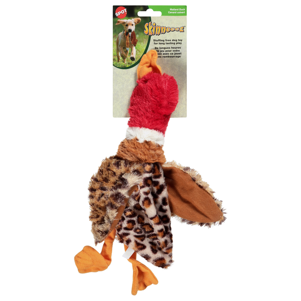 Spot Skinneeez Mallard Duck Stuffing Free Dog Toy