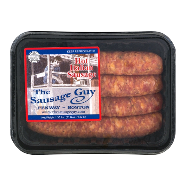 The Sausage Guy Hot Italian Sausage - 4 ct