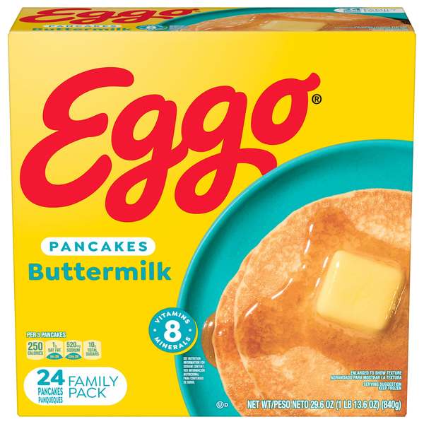 Eggo Buttermilk Pancakes Family Pack - 24 ct