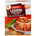 Our Brand Meat Lasagna with Sauce Family Size Frozen Meal