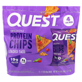 Quest Gluten Free Loaded Taco 19g Tortilla Style Protein Chips - 4 ct