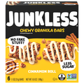 Junkless Gluten Free Chewy Cinnamon Roll Granola Bars - 6 ct