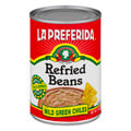 La Preferida Refried Beans with Mild Green Chilies