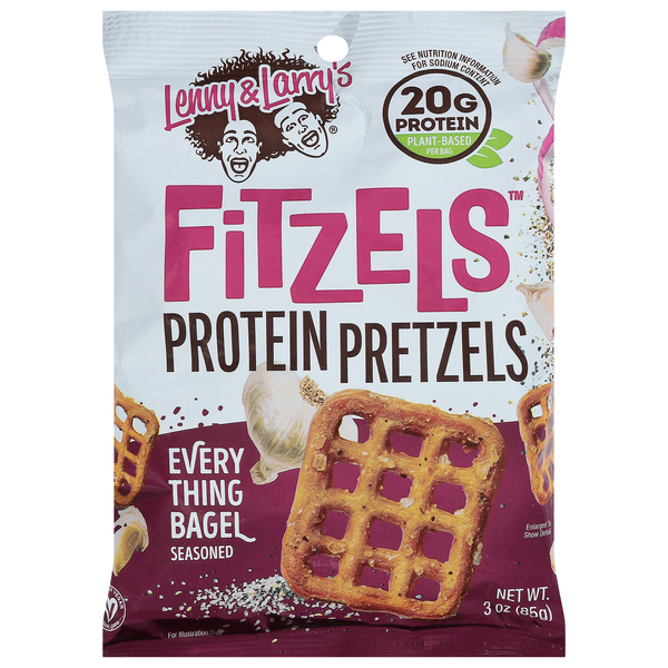 Lenny & Larry's Fitzels Everything Bagel Seasoned Protein Pretzels