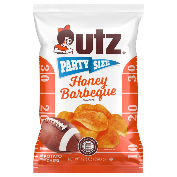 Utz Honey Barbeque Potato Chips Party Size