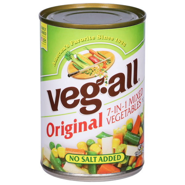 Veg-All Original No Salt Added 7-in-1 Mixed Vegetables