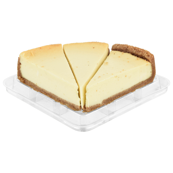 Hannaford Bakery New York Cheesecake Slice - 3 ct