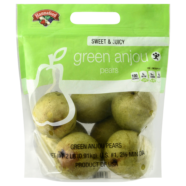 Hannaford Green Anjou Pears