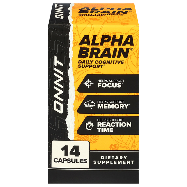 Onnit Alpha Brain Daily Nootropic Capsules
