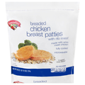 Hannaford Breaded Chicken Breast Patties - apx 10 ct Frozen
