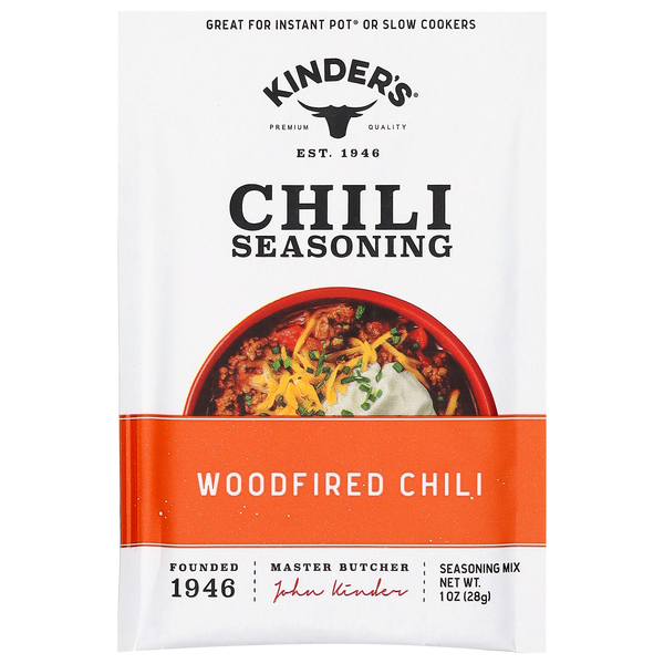Kinder's Woodfired Chili Seasoning Mix Packet