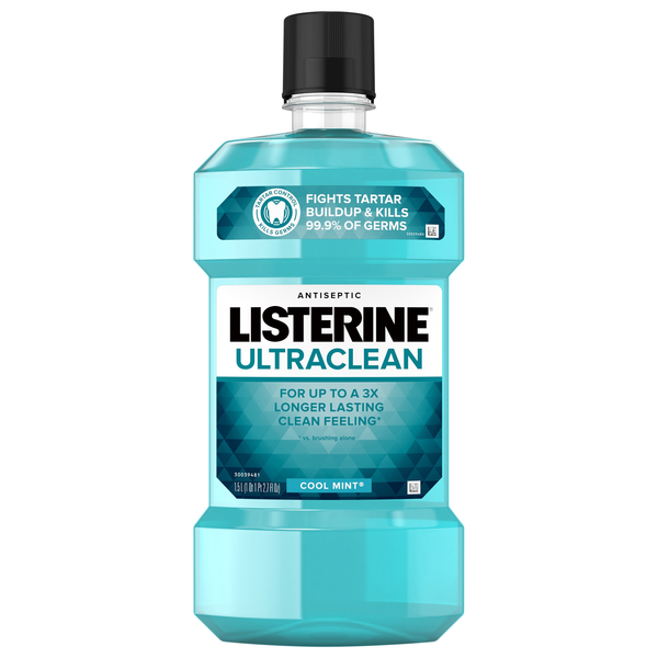 Listerine UltraClean Antiseptic Mouthwash Cool Mint