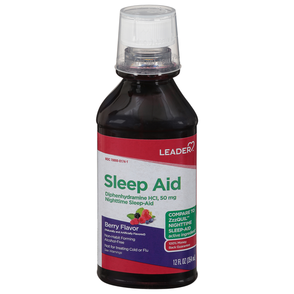Leader Berry Flavor Nighttime Sleep Aid