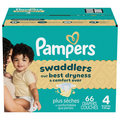 Pampers Swaddlers Size 4 Baby Diapers 15-34 lb