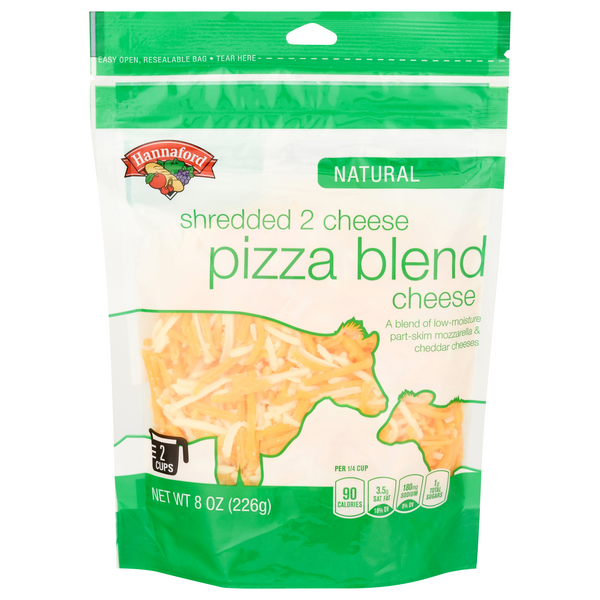 Hannaford Natural Shredded 2 Cheese Pizza Blend