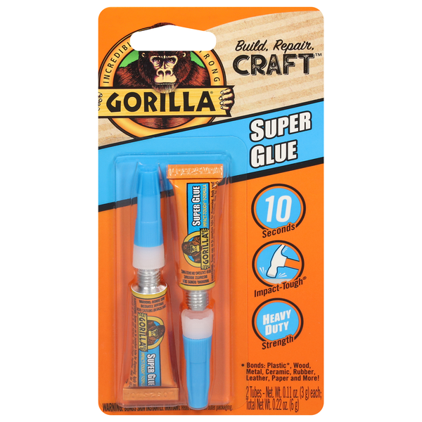 Gorilla Super Glue - 2 ct