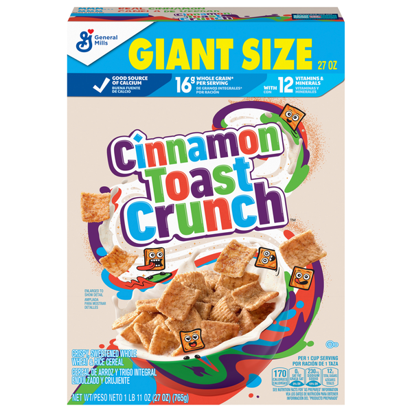 Save on Cinnamon Toast Crunch Cereal Giant Size Order Online Delivery