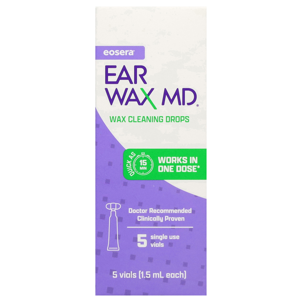 Eosera Ear Wax MD Wax Cleaning Drops - 5 ct