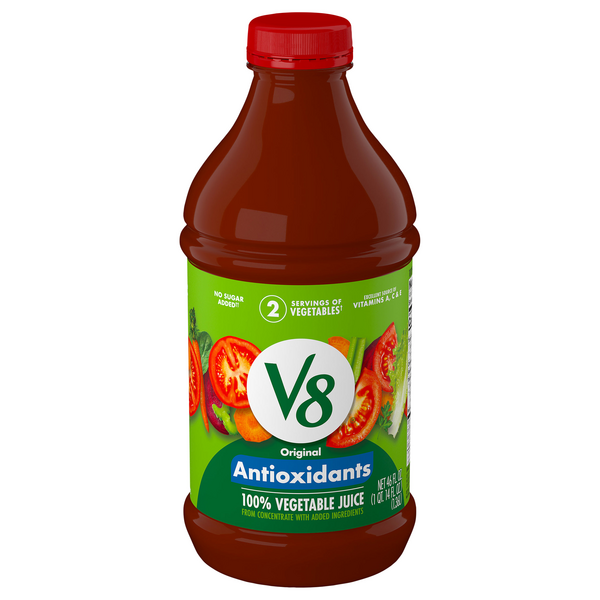 Save on V8 Antioxidants 100 Vegetable Juice Original Order Online Delivery Food Lion