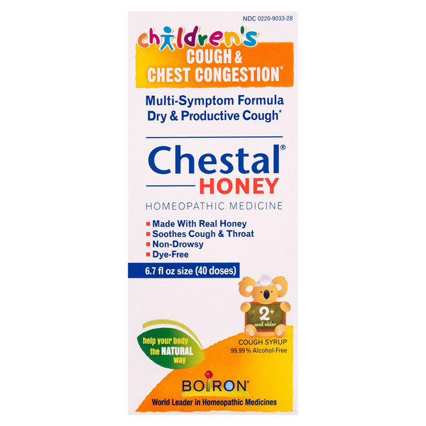 Boiron Chestal Kids Honey Cough Syrup Homeopathic Medicine