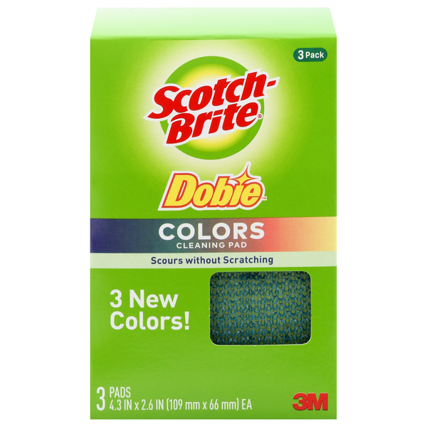 Scotch-Brite Dobie Colors All-Purpose Cleaning Pads