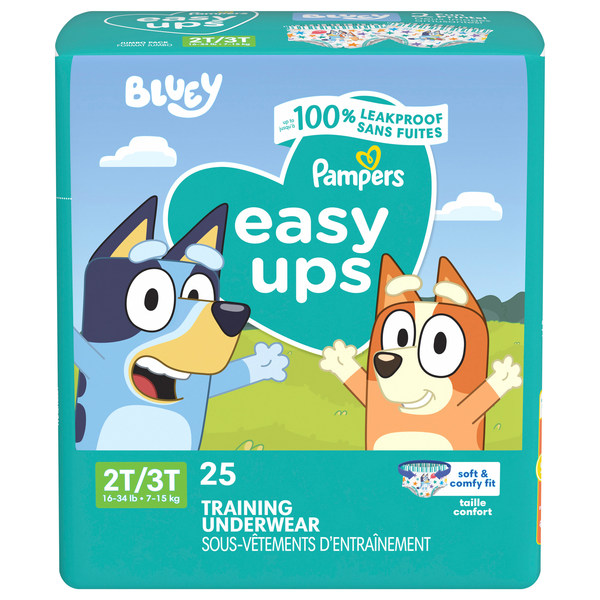 Pampers Easy Ups Boys 2T-3T PJ Masks Training Underwear 16-34 lb