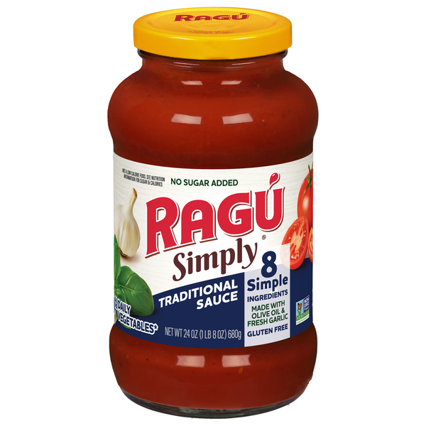 RAGU Simply No Sugar Added Traditional Pasta Sauce
