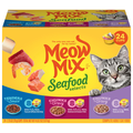 Meow Mix Seafood Selects Variety Pack Adult Wet Cat Food - 24 ct