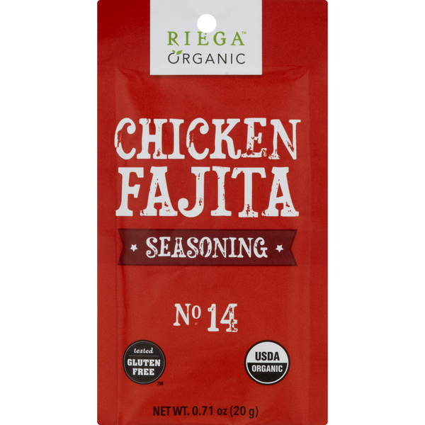 Riega Organic Chicken Fajita No. 14 Seasoning Packet