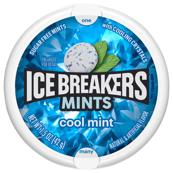 Ice Breakers Sugar Free Cool Mint Flavored Mints