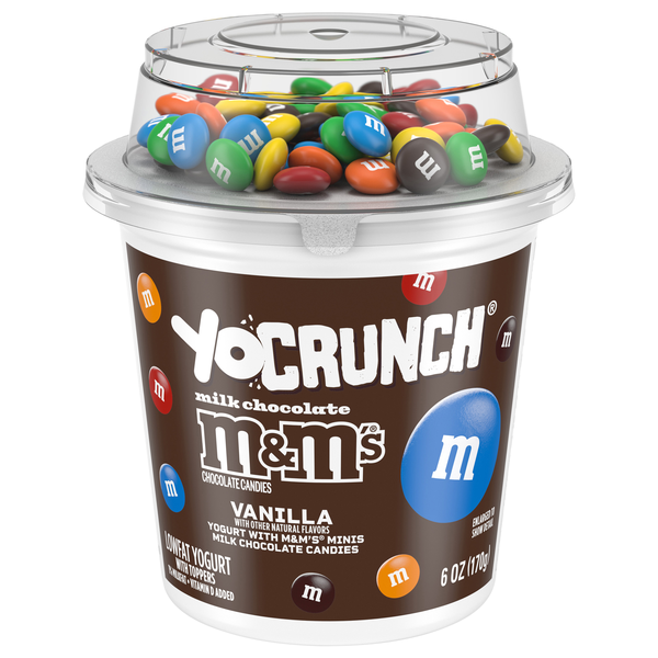YoCrunch Low Fat M&M's Vanilla Yogurt Cup
