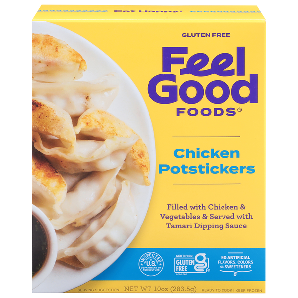 Feel Good Foods Gluten Free Chicken Potstickers Frozen