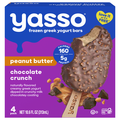 Yasso Peanut Butter Chocolate Crunch Greek Yogurt Bars - 4 ct
