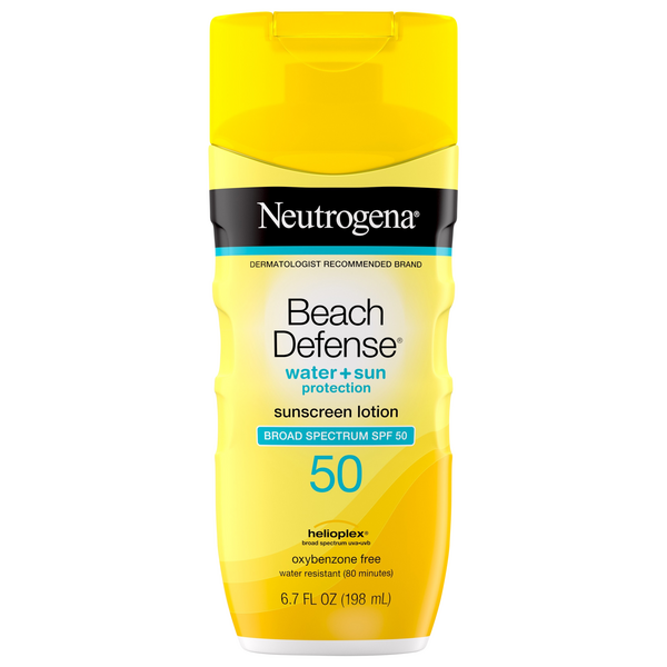 Neutrogena Beach Defense Sunscreen Water + Sun Protection SPF 50