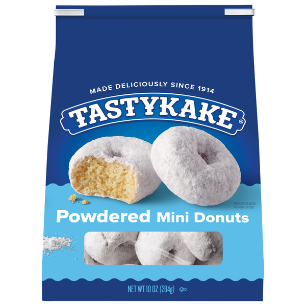 Tastykake Mini Powdered Sugar Donuts