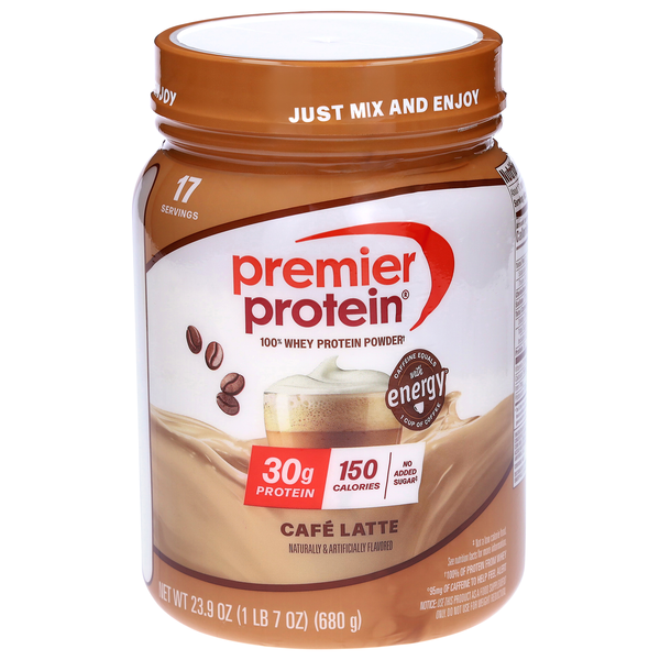 Premier Protein Cafe Latte Whey 30g Protein Powder