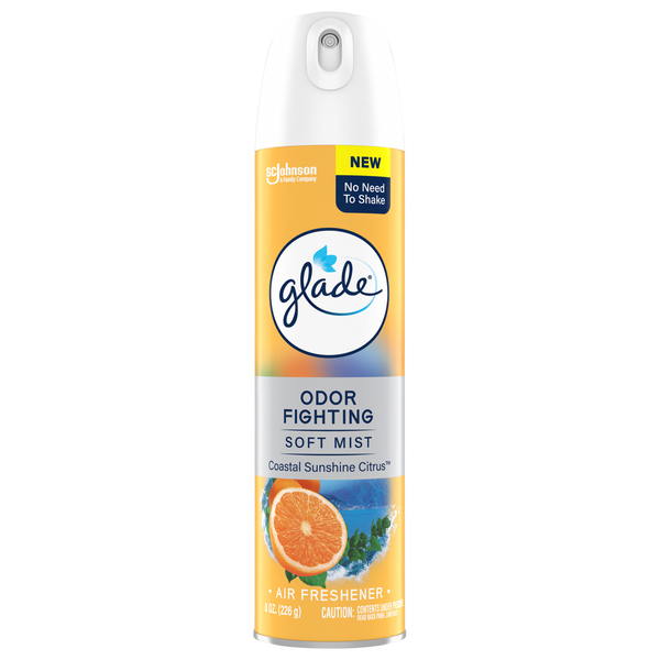 Glade Coastal Sunshine Citrus Air Freshener Aerosol Spray