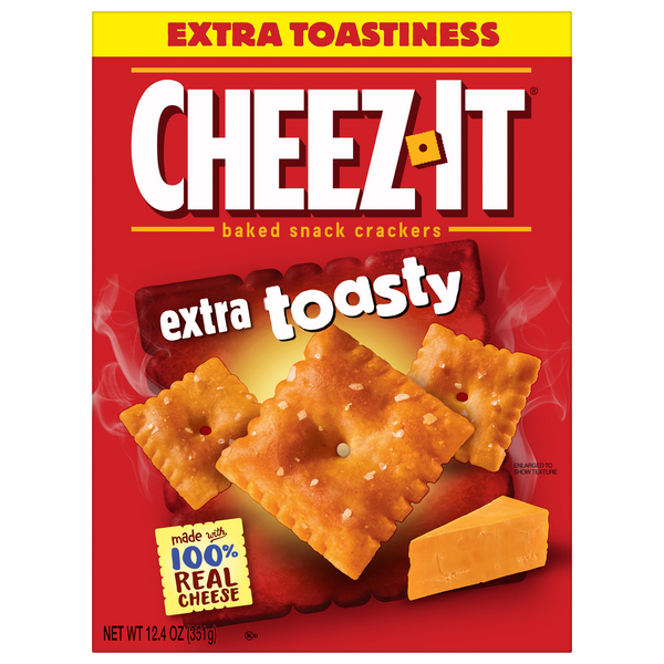 Save on CheezIt Baked Snack Crackers Extra Toasty Order Online Delivery GIANT