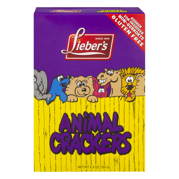 Lieber's Kosher Gluten Free Animal Crackers