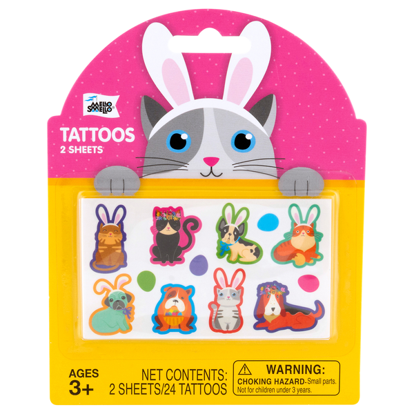 Mello Smello Easter Tattoos Pets